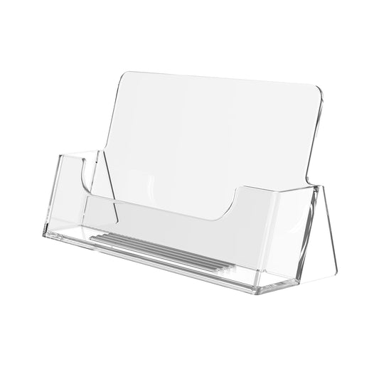 Marketing Holders 12 Pack Business Card Holder Tabletop Display for 3.5" x 2" Contact Cards at