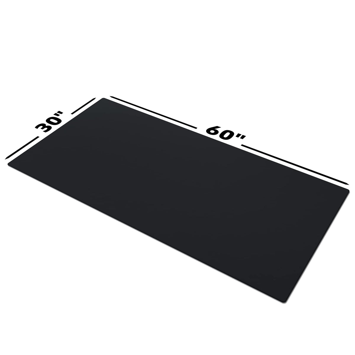 Giga Size Gaming Mouse Pad - Anti Slip Rubber Base - Stitched Edges - Large Desk Mat - 60" x 30" x