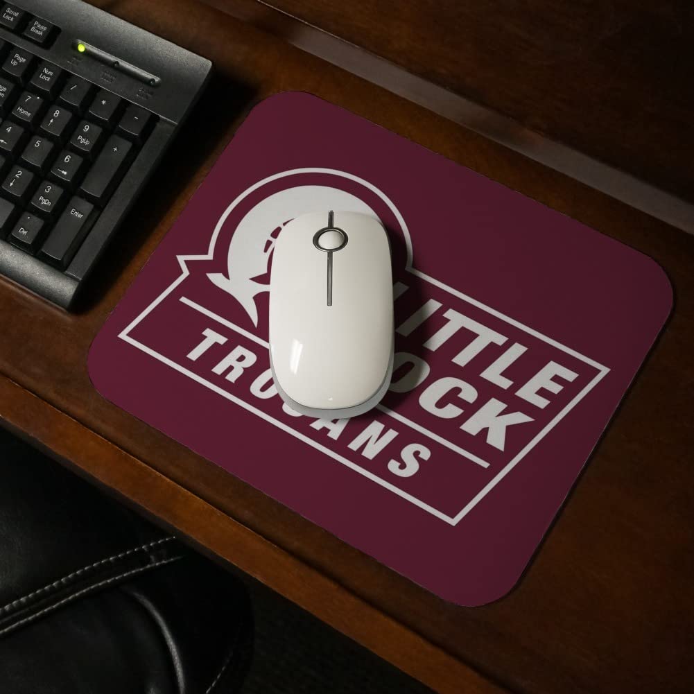 University of Arkansas at Little Rock Primary Logo Low Profile Thin Mouse