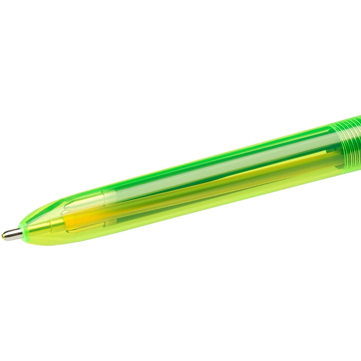 Bic 4 Colour Fluo Black/Blue/Red/Yellow Highlighter Pack 12