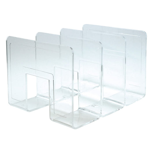 Sekisei CRX-265 Bookend Crystal Rack, A4, Crystal Clear