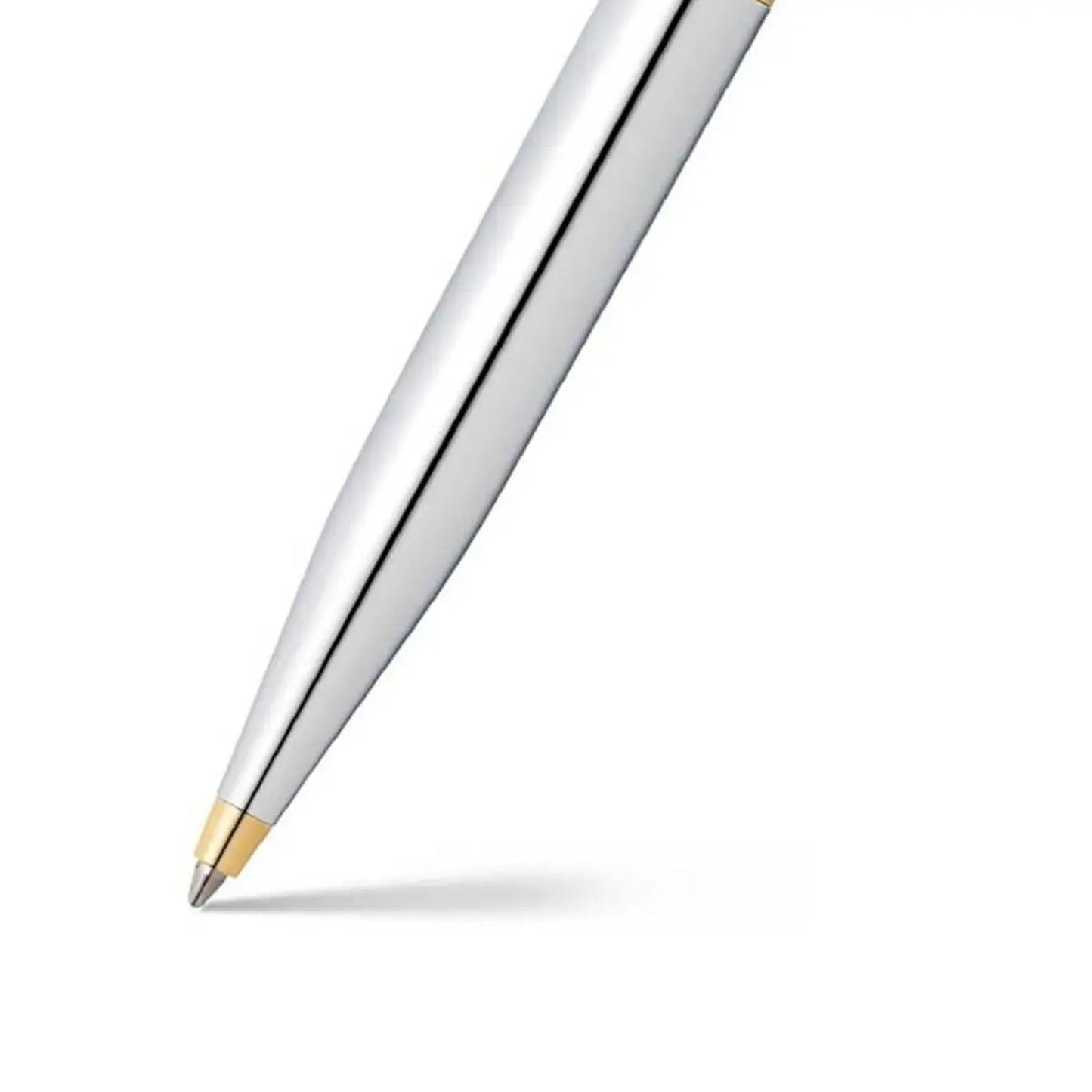 Sheaffer VFM Chrome Ballpoint Pen with Gold Tone Appointments