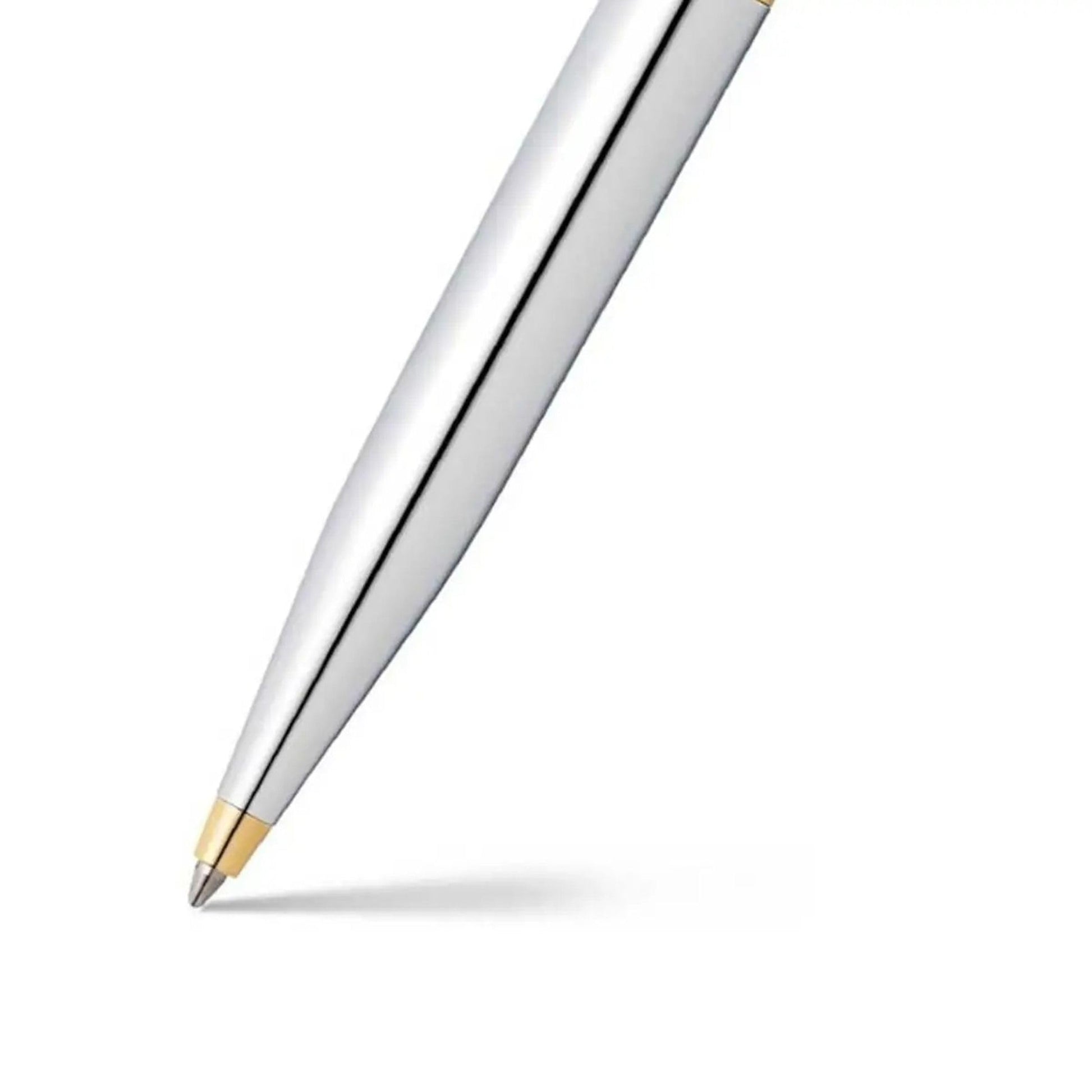 Sheaffer VFM Chrome Ballpoint Pen with Gold Tone Appointments