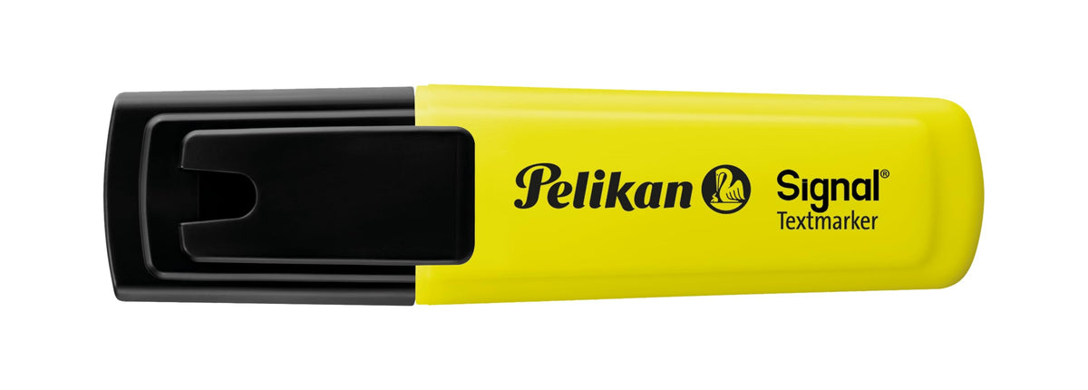 Pelikan Signal Highlighters Bright Yellow, Pack of 2 on Blister Card