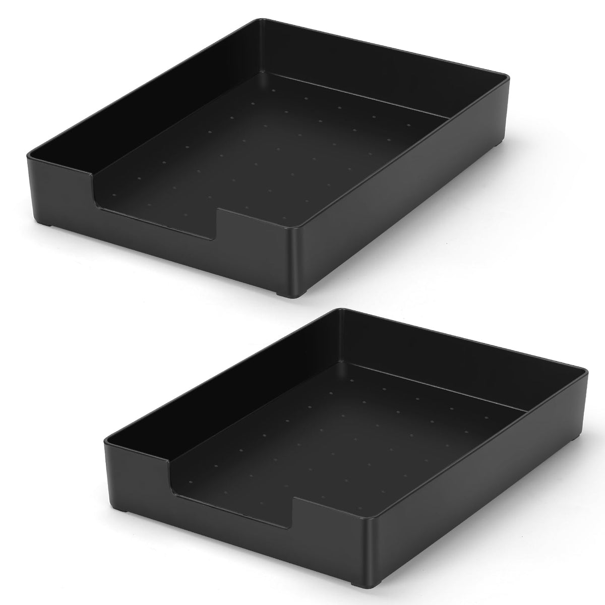 Letter Size A4 Papers Tray Desk Drawer Organizer Tray A4 Plastic Letter Paper Stationery Desk
