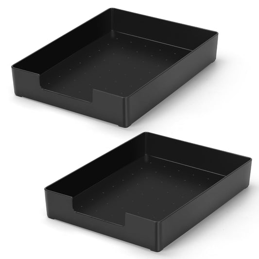 Letter Size A4 Papers Tray Desk Drawer Organizer Tray A4 Plastic Letter Paper Stationery Desk