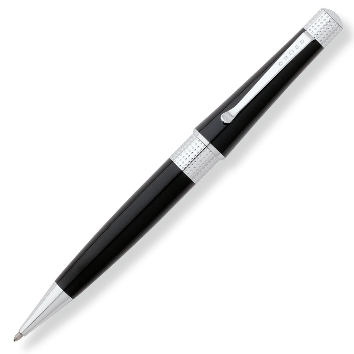 Cross Beverly Refillable Ballpoint Pen, Medium Ballpen, Includes Premium Gift Box - Black Lacquer