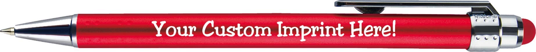 Personalized Pens with Stylus Tip -Bright Vibes- Click action - Custom - Black writing - Printed