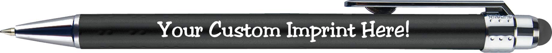 Personalized Pens with Stylus Tip -Bright Vibes- Click action - Custom - Black writing - Printed