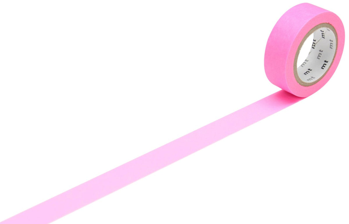 mt Washi Masking Tape Roll - Parent, Shocking Pink