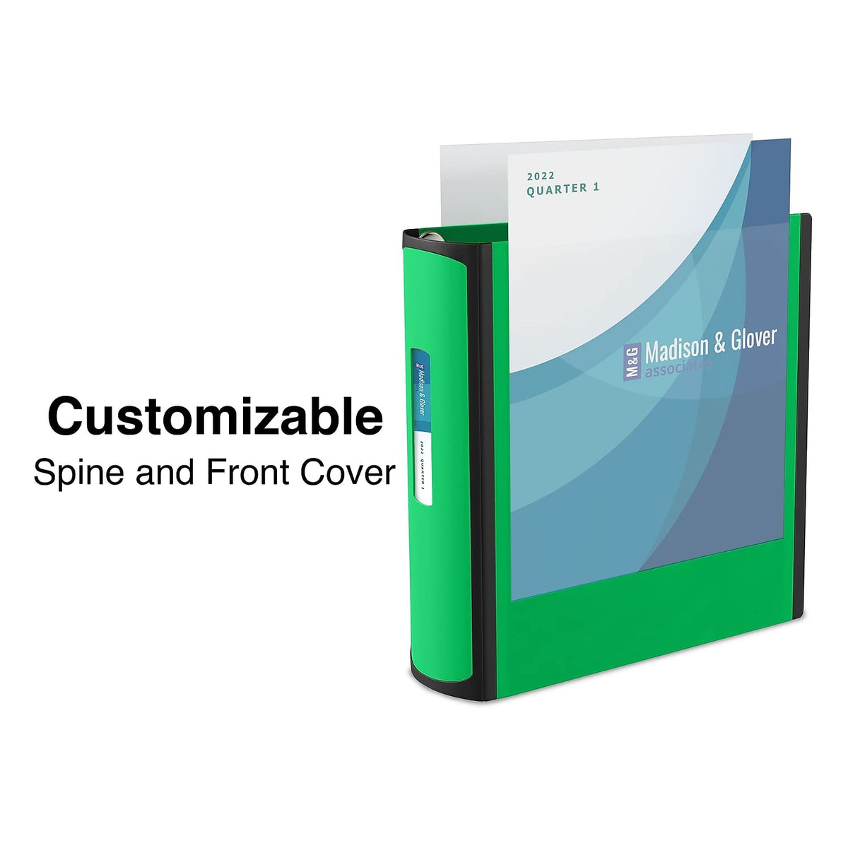 Staples Better Binder, 3 Inch D-Ring, Green, 600 Sheets, 2-Pack