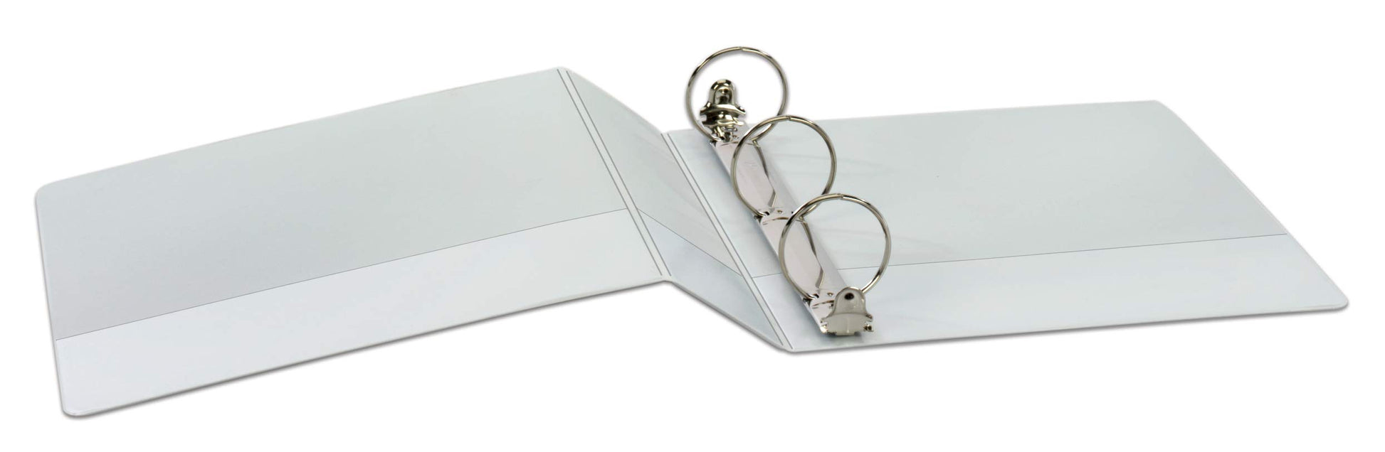 Cardinal 2 Inch 3 Ring Binders, White, 4 Pack, Round Ring Binder, Holds 475 Sheets, PVC Free