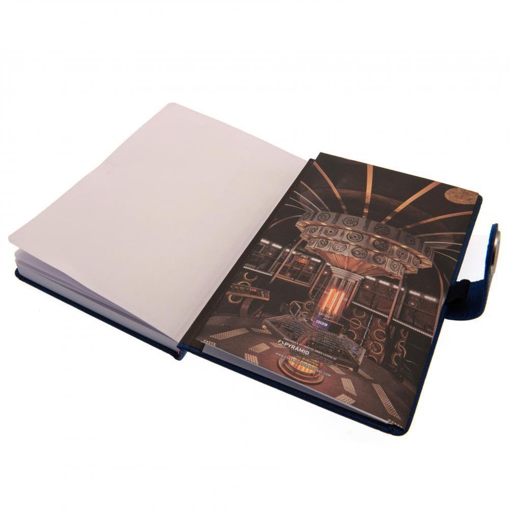 Doctor Who Notebook (Dr Who Tardis Design) A5 Writing Book, Dr Who Journal - Official Merchandise