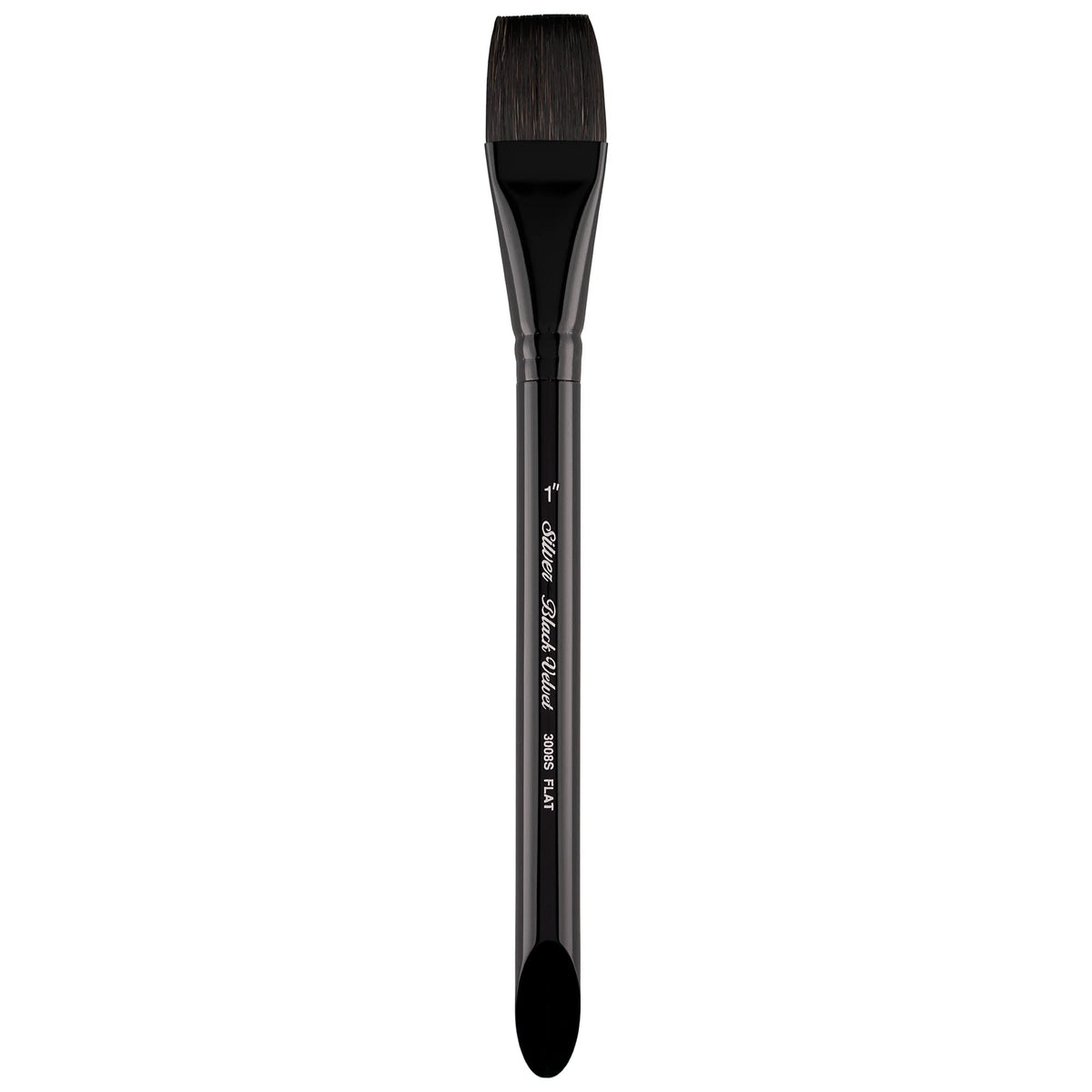 Silver Brush Limited Black Velvet Square Wash Brush, Size 1 in