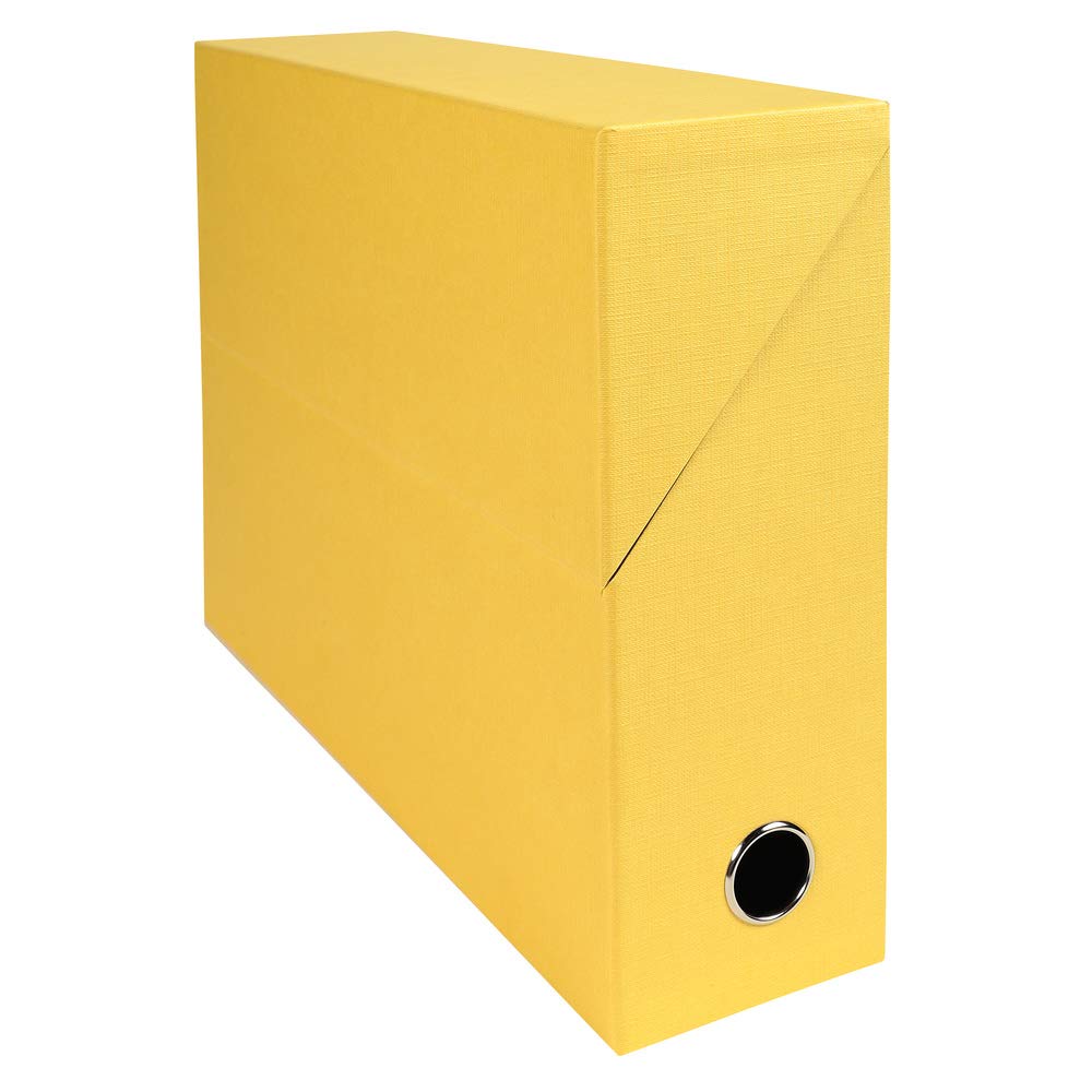 Exacompta - Ref 89529E - Canvas Transfer Box - 250 x 330mm in Size, Suitable for Storing A4