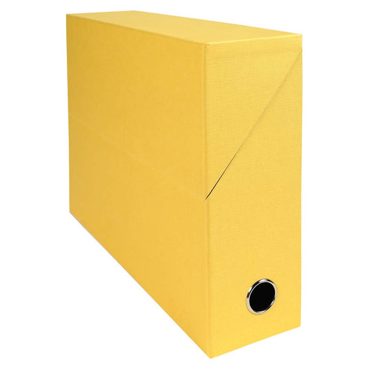 Exacompta - Ref 89529E - Canvas Transfer Box - 250 x 330mm in Size, Suitable for Storing A4