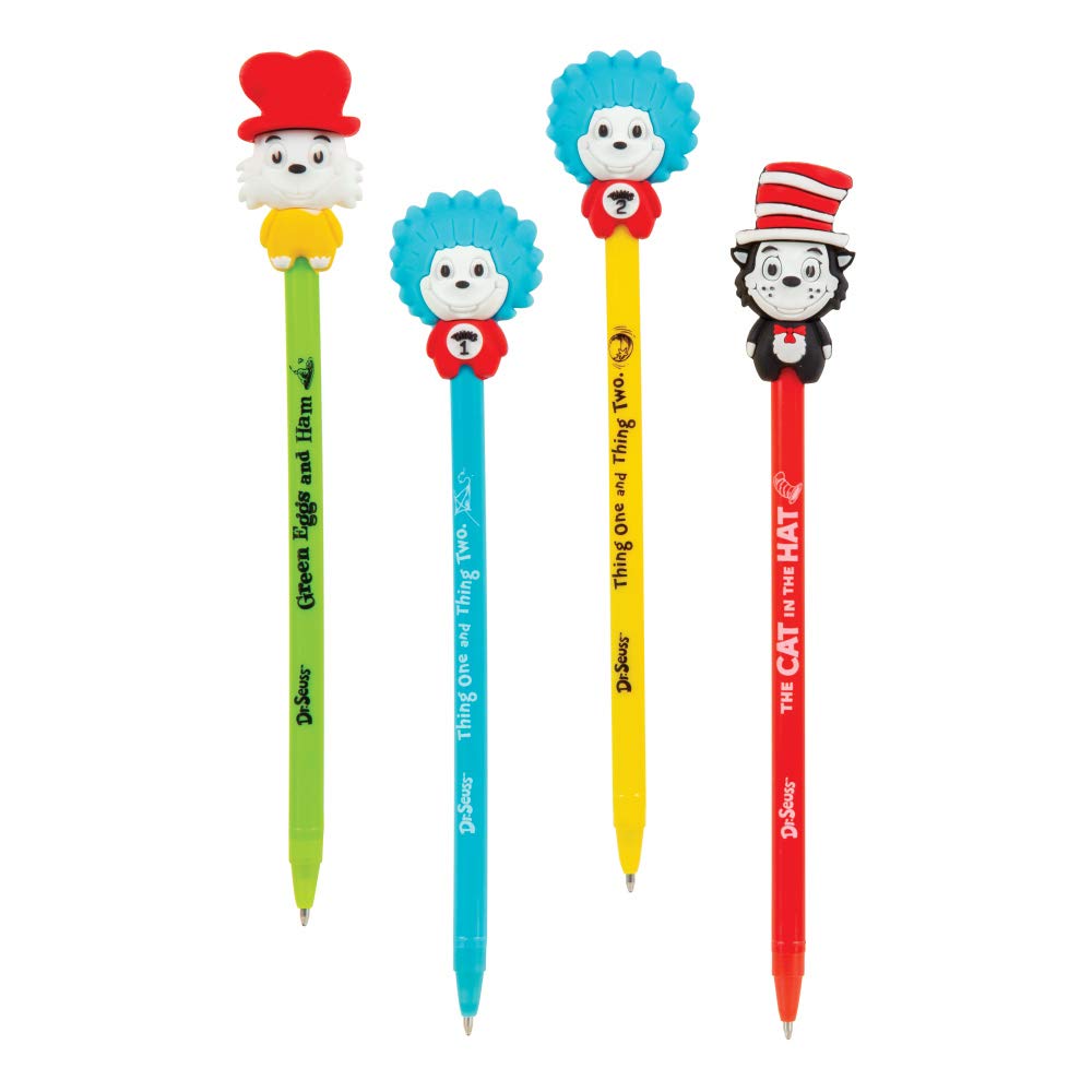 Raymond Geddes Dr. Seuss 3D Character Ink Pens (Pack of 12)