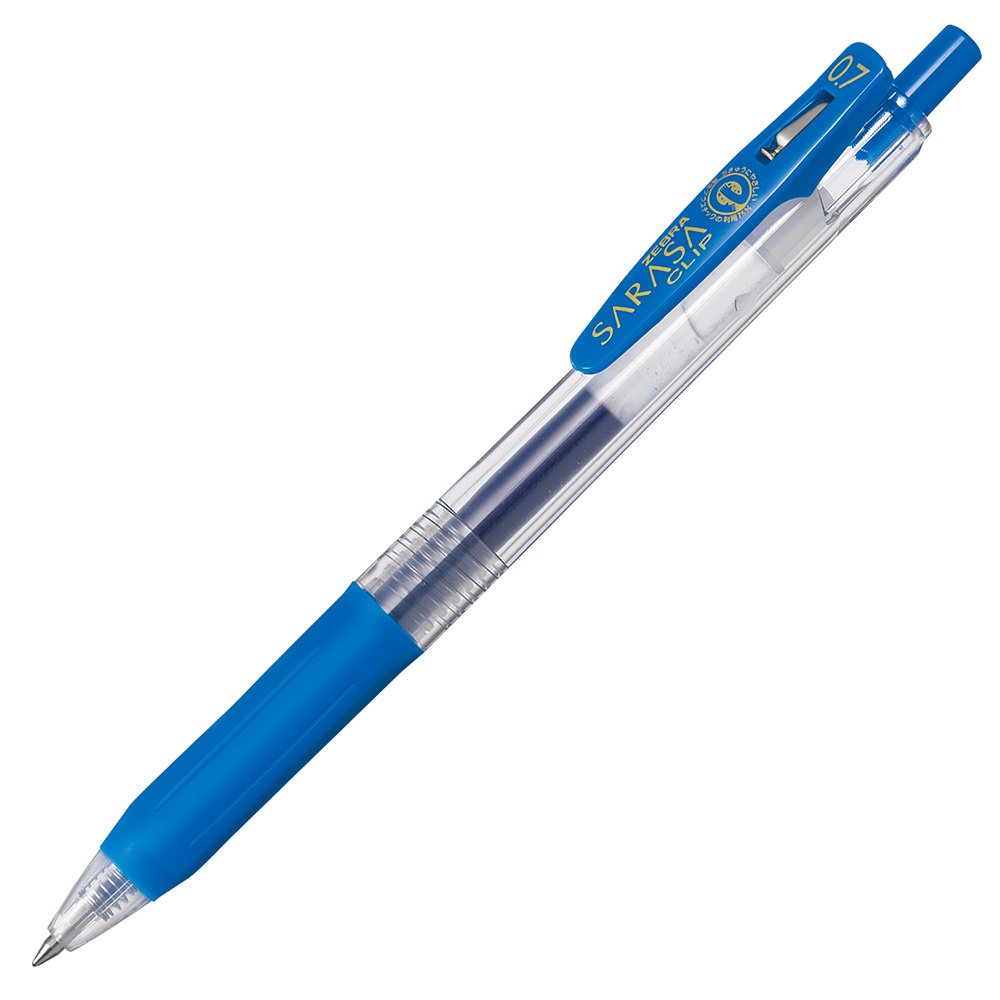 Zebra Gel Ballpoint Pen Sarasa Clip 0.7 Cobalt Blue 10 pcs B-JJB15-COBL