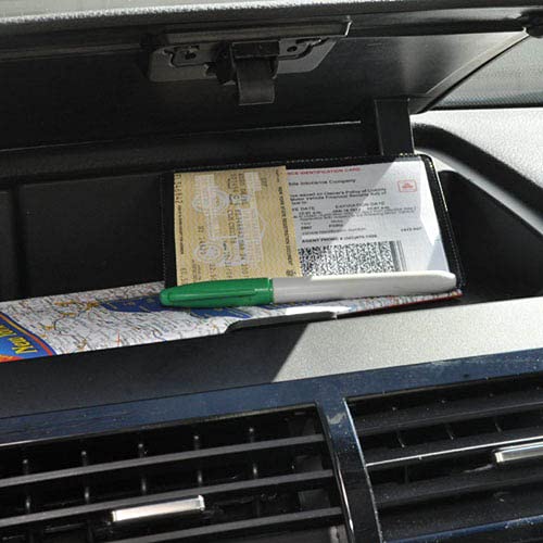StoreSMART® - White-Back Auto Insurance & ID Card Holders - 20 Pack - RFS20-W20