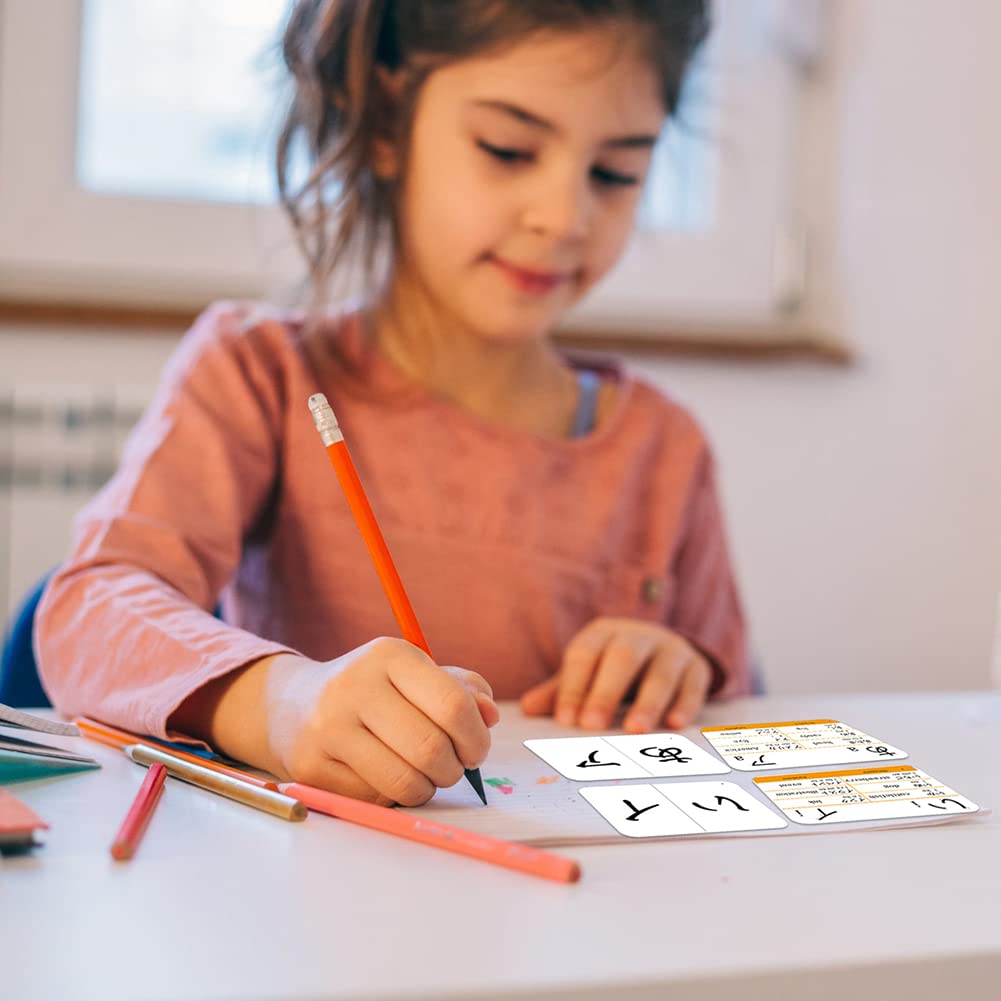 Hiragana and Katakana Syllabary Alphabet Japanese Flash Cards for Beginners - Katakana & Hiragana