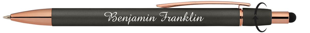 ExpressDesigns Personalized Fidget Pen for Adults - 2 Pack Stress Relief Custom Pens with Gift Box
