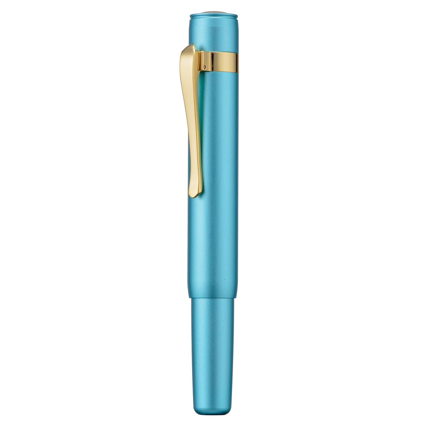 HONG DIAN M2 Black Forest Mini Fountain Pen, Fine Soft Nib & Sleek Shape Aluminium Short Pocket