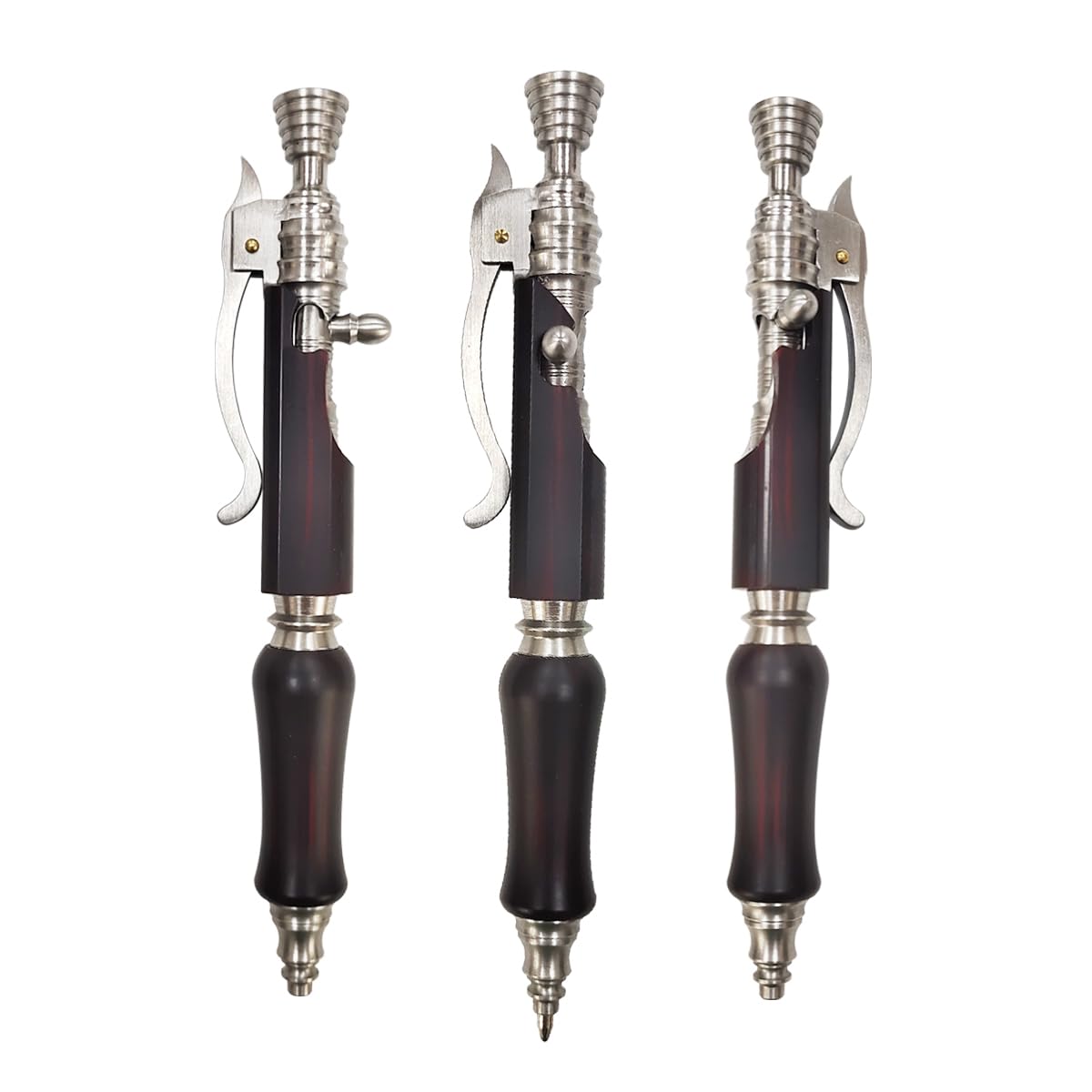 Dr. Metalleung Heavy Duty Stainless Steel Bolt Action Pen - Tactical EDC Retractable Ballpoint Pen
