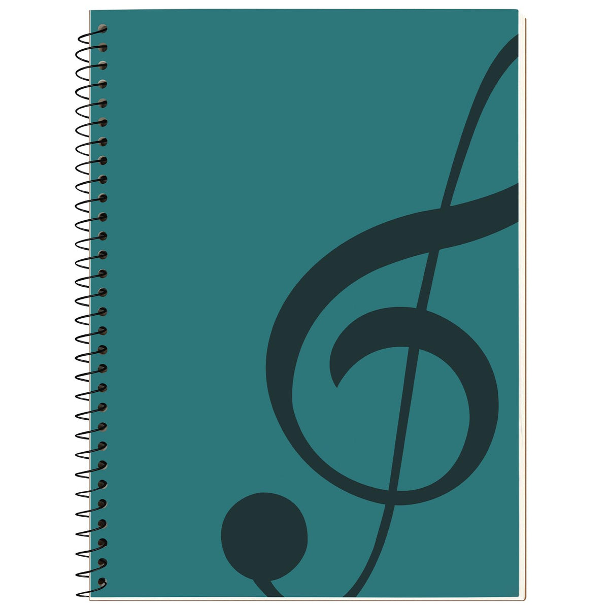 MOREYES Music Notebook Composition Manuscript Staff Notebook with 100 Pages 10.24x7.5 inch/26x19cm