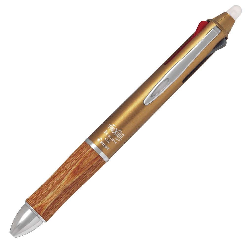 PILOT LKFB-2SEF-BN Pilot Erasable 3 Color Ballpoint Pen Frixion Ball 3 Wood 0.5 Brown