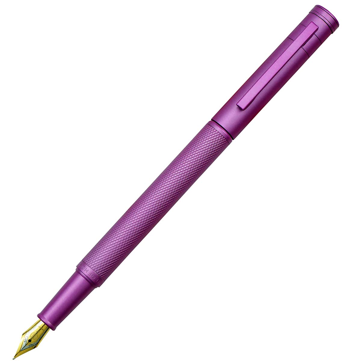 Asvine Pink Forest Fountain Pen Fine Nib, Classic Design with Converter and Metal Pen Case, The