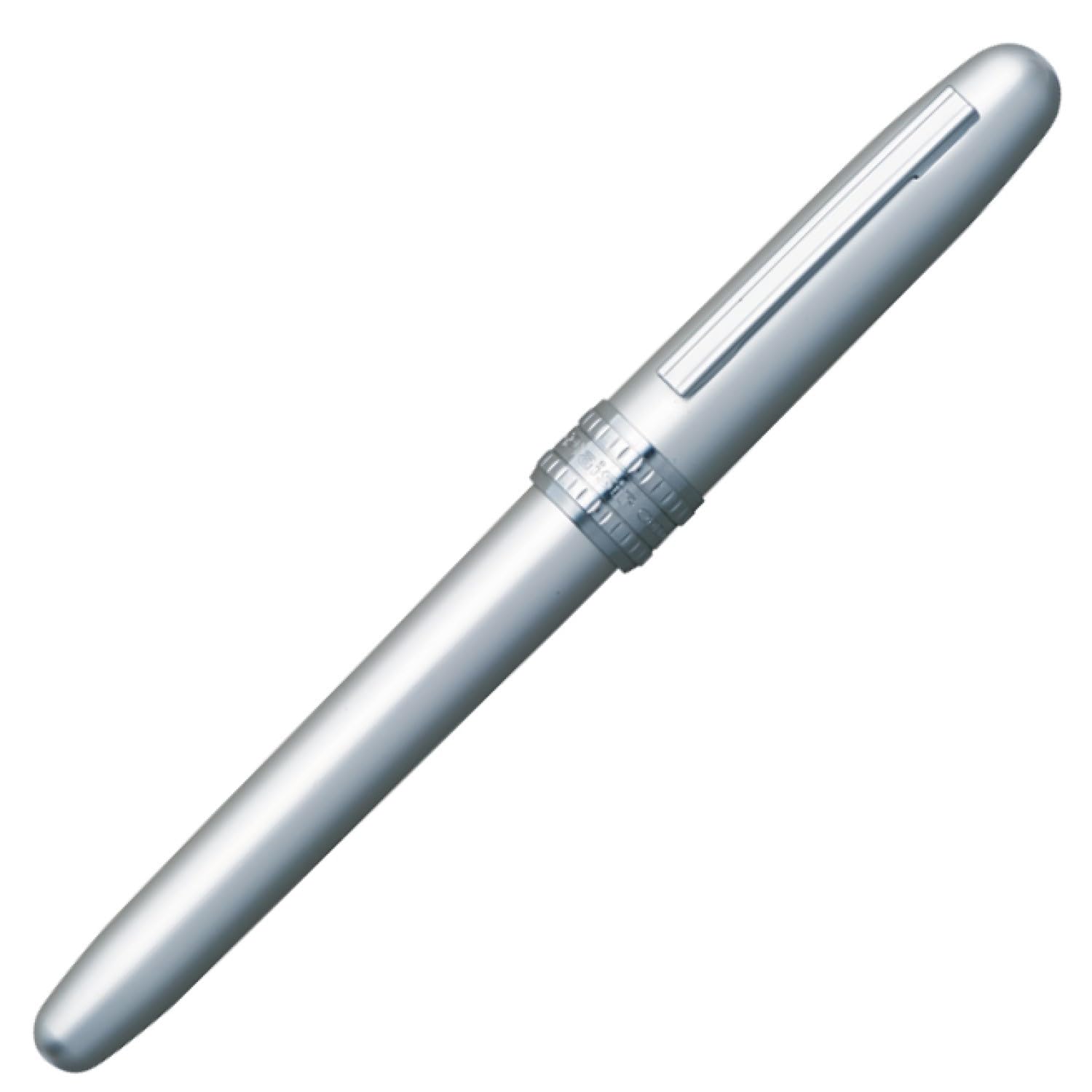 Platinum Fountain Pen, Plaisir Medium Nib, Ice White (PGB-1000B-#3-M)