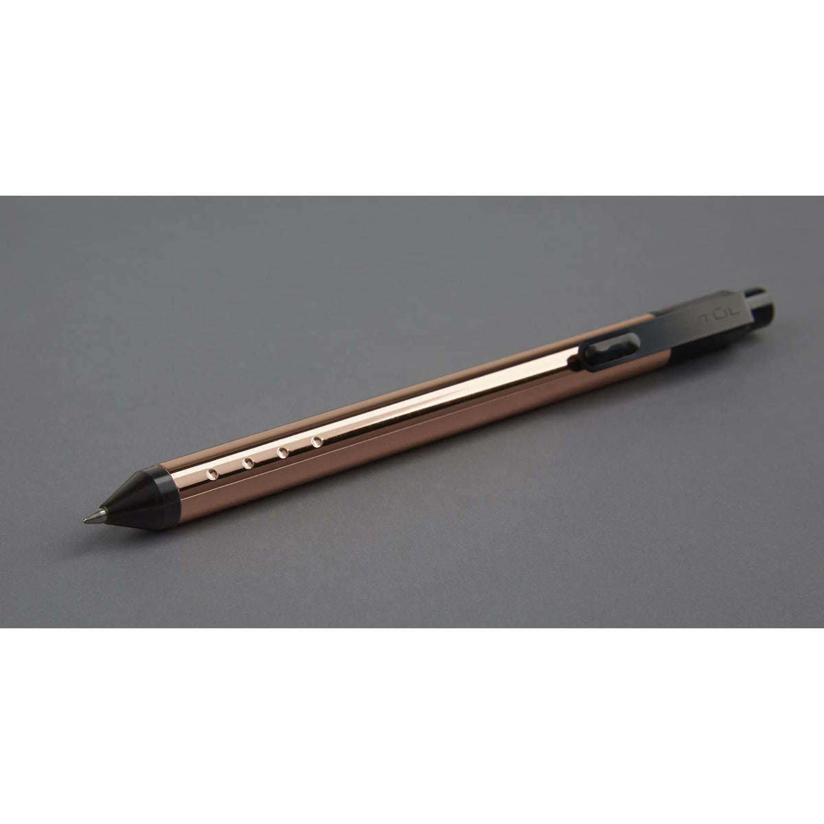TUL® Fine Writing Solid Metal Barrel Retractable Gel Pen with 2 Refills, Medium Point, 0.7 mm, Rose