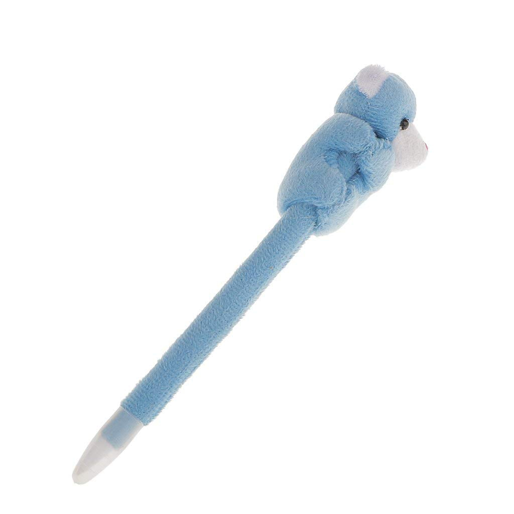 12 Plush Animal Pens - Fluffy Cartoon Pens Gifts