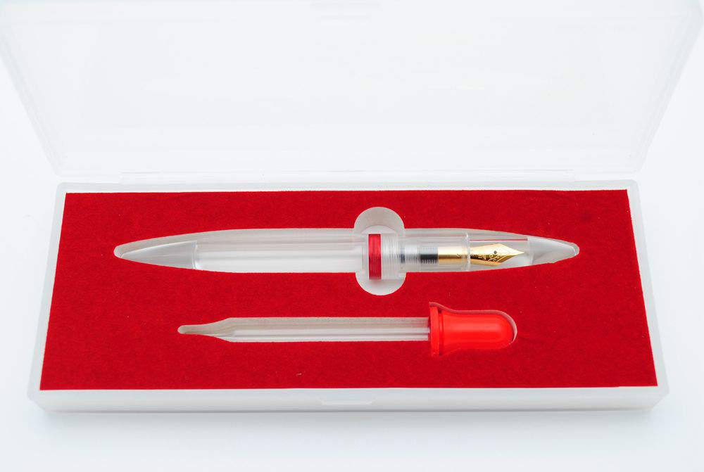 czxwyst M2 Large Ink Capacity Eyedropper Fountain Pen Eye Dropper Filling Pen Set for