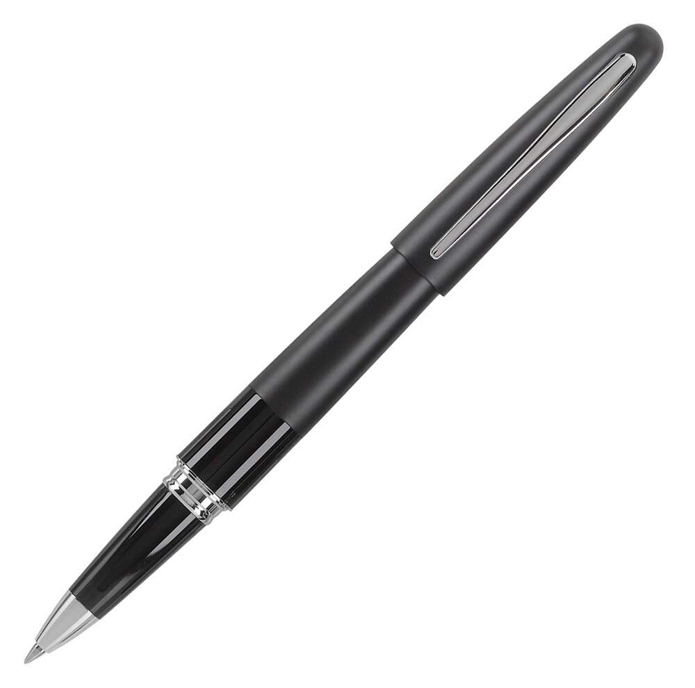 PILOT Metropolitan Collection Gel Roller Pen, Black Barrel, Classic Design, Fine Point, Black Ink
