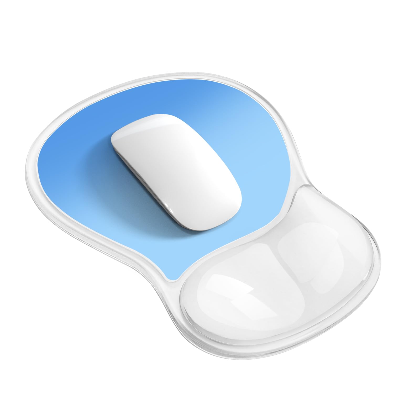 Mouse Pad with Wrist Rest,Ergonomic Mouse Pad with Comfortable Gel Wrist Rest Support and Non-Slip