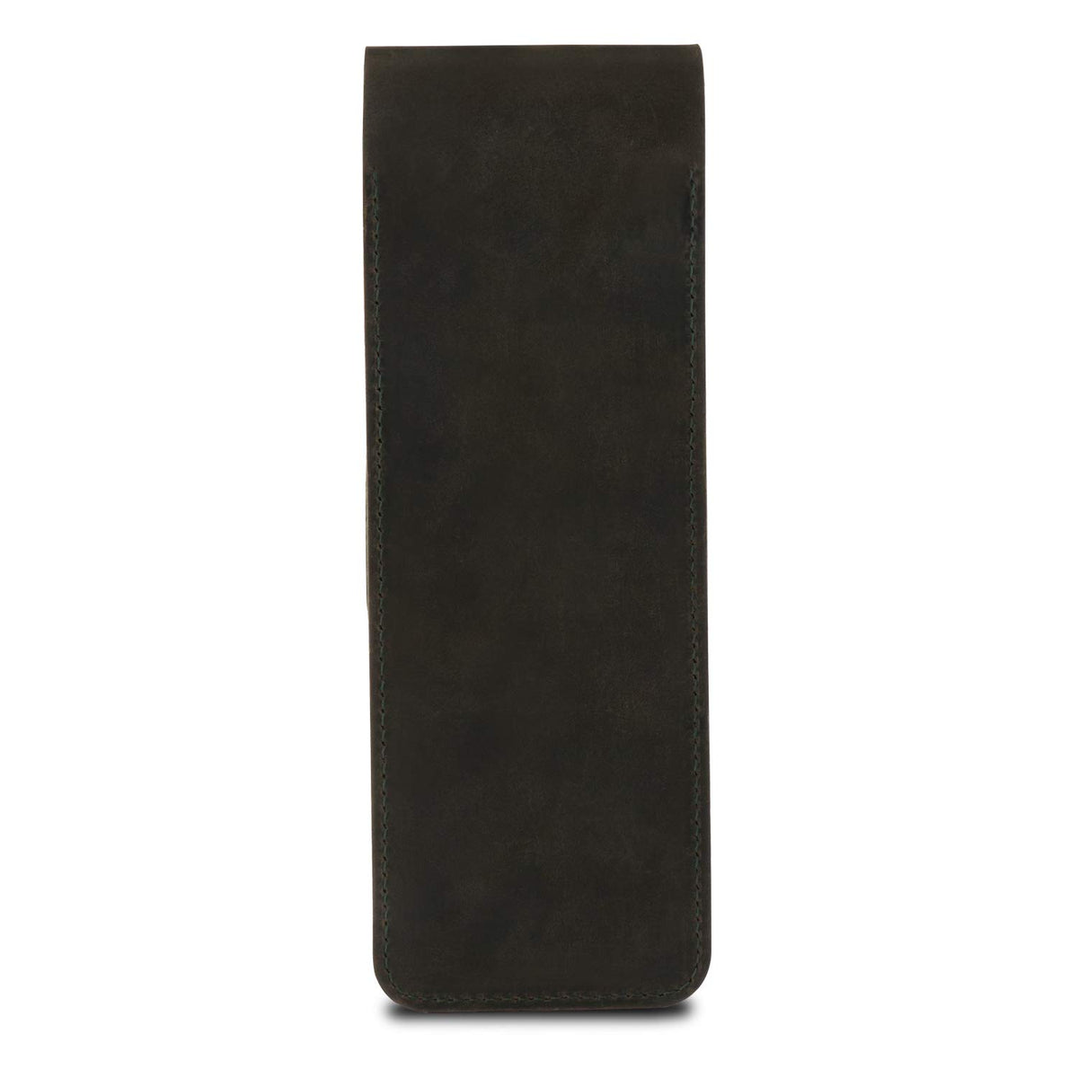 Londo Genuine Leather Pen and Pencil Case with Tuck in Flap, Stationery Bag