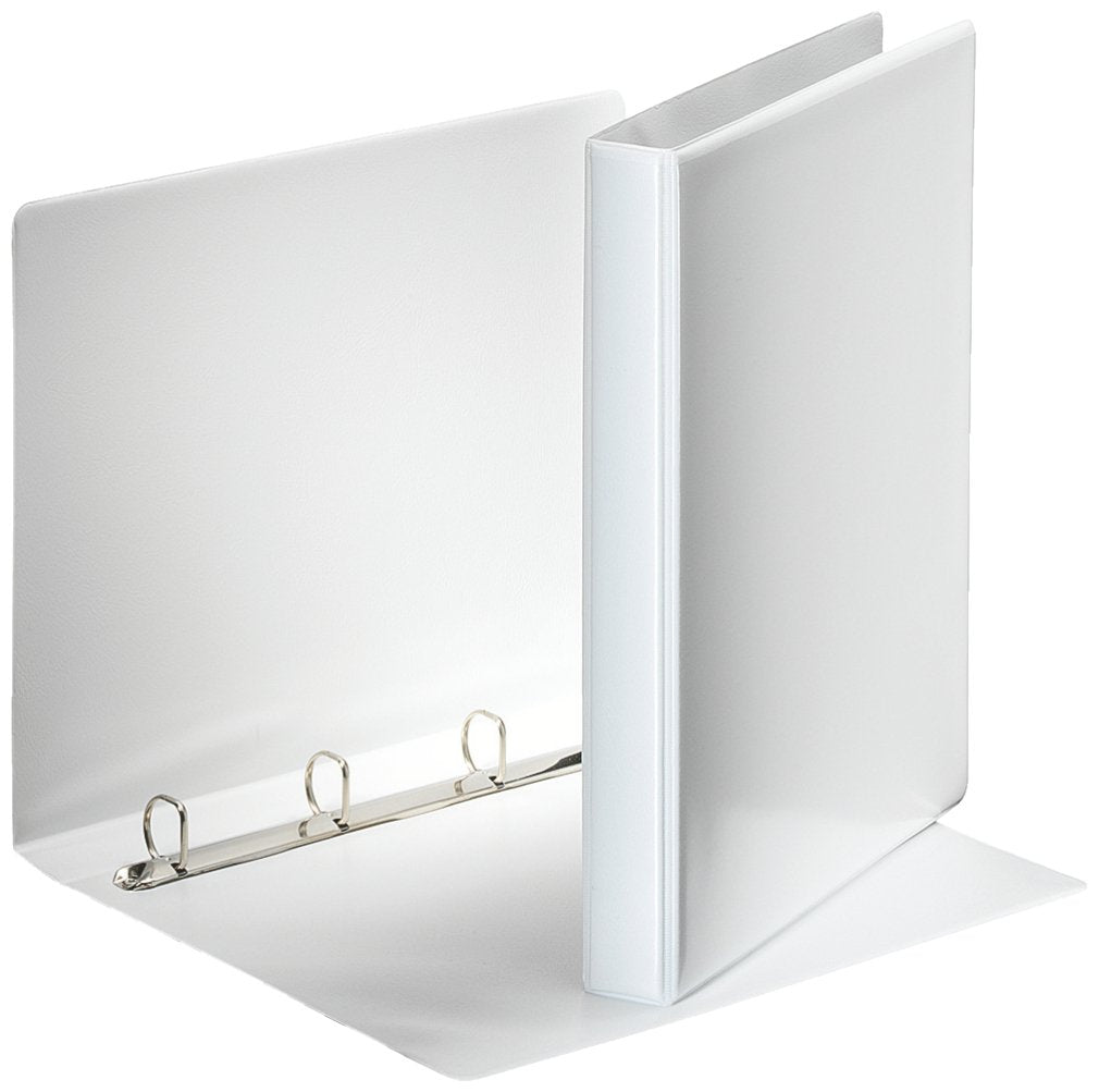 Esselte Essentials Presentation Binder, PP, 2 cm Ring Diameter, 49701 - A4, White