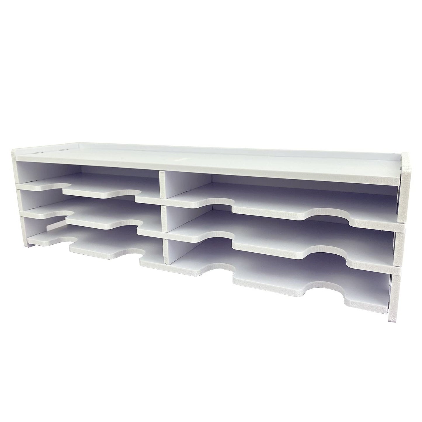 SANFURNEY 6 Slots Top Rack of Ink Pad Storage Holder