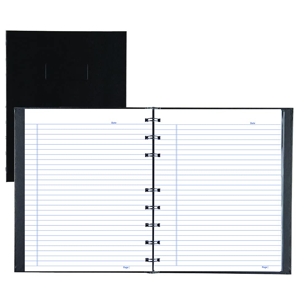 Blueline Notepro Composition Notebook, Black, 9.25 x 7.25 inches, 192 Ruled Pages (A9C.81) - (Pack