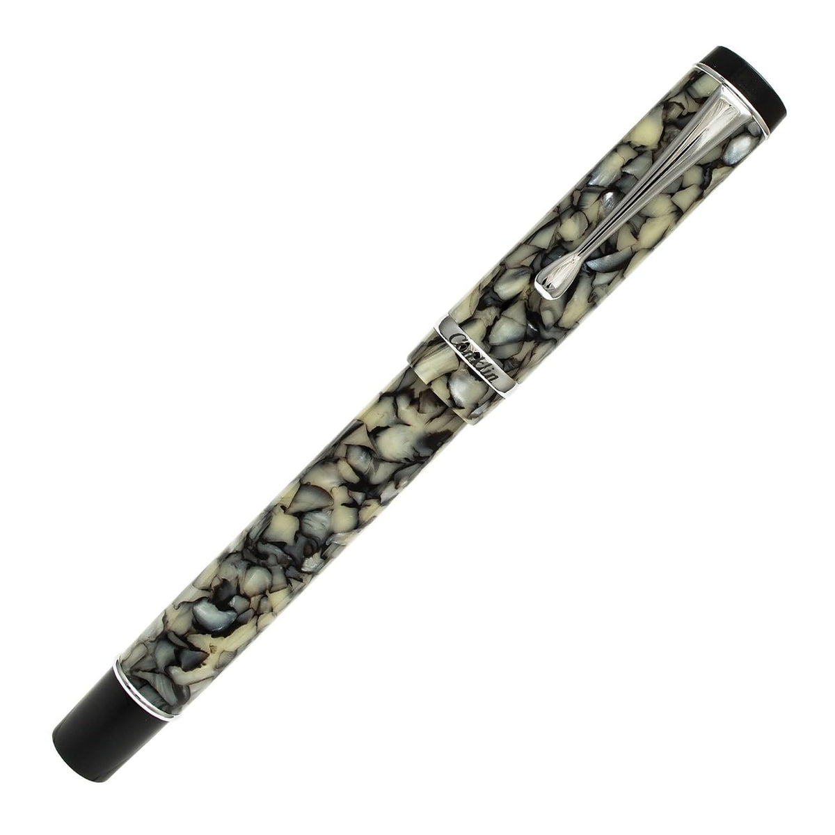 Conklin Duragraph Ballpoint Pen in Cracked Ice – Elegant Ballpoint Pen with Unique Cracked Ice