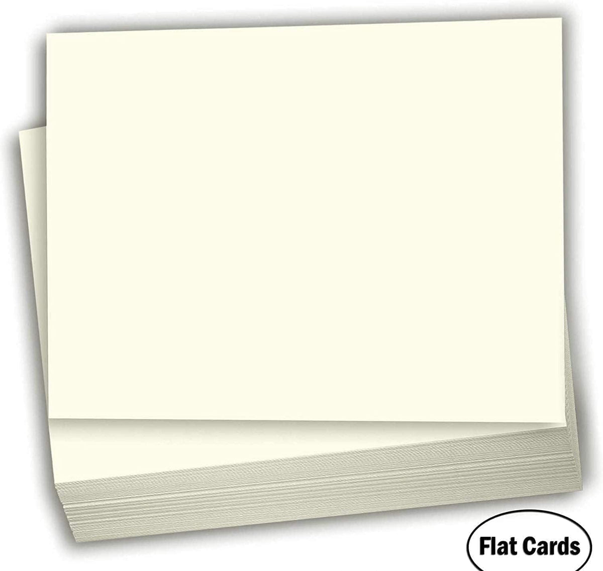 Hamilco Cream 80lb Cover Heavy 5.5x8.5 Index Cards & Recipe Cards (100PK)