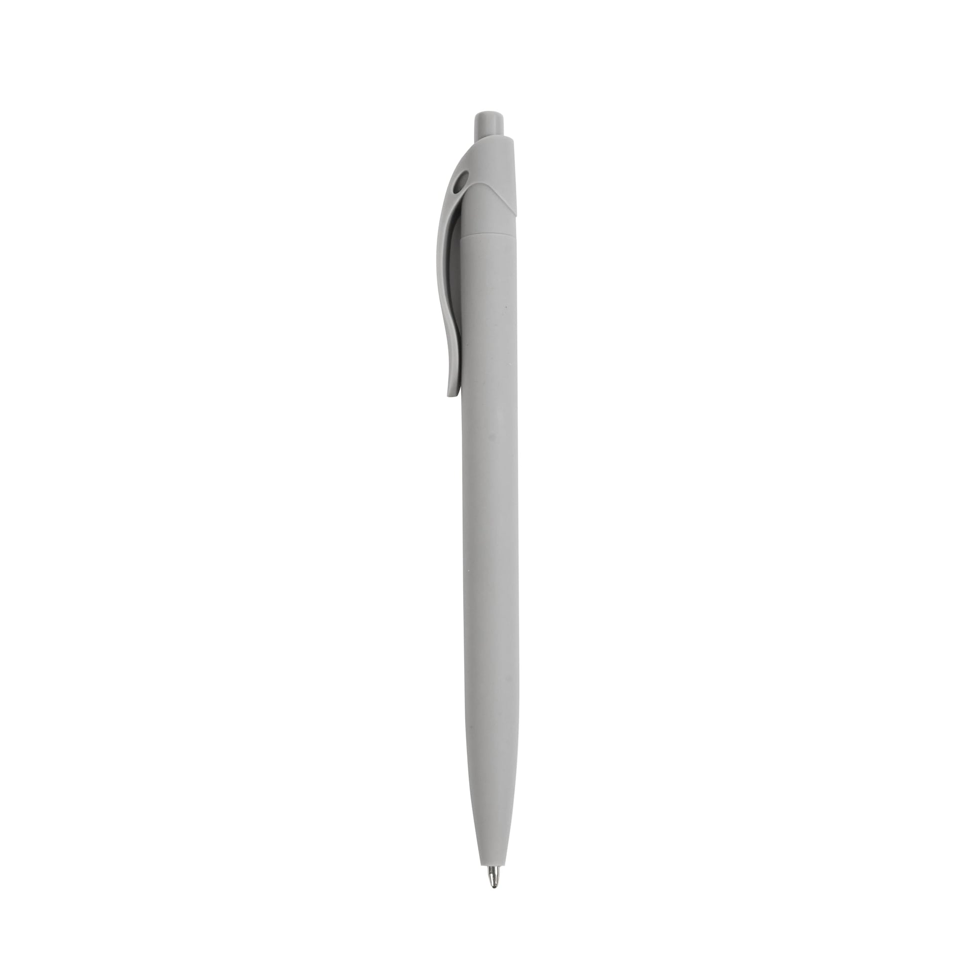 Wiaziert BallPoint Pens, 50 Pack (BLACK Ink),Bulk Pens, Grey Barrel,Click Pens for Office Home and