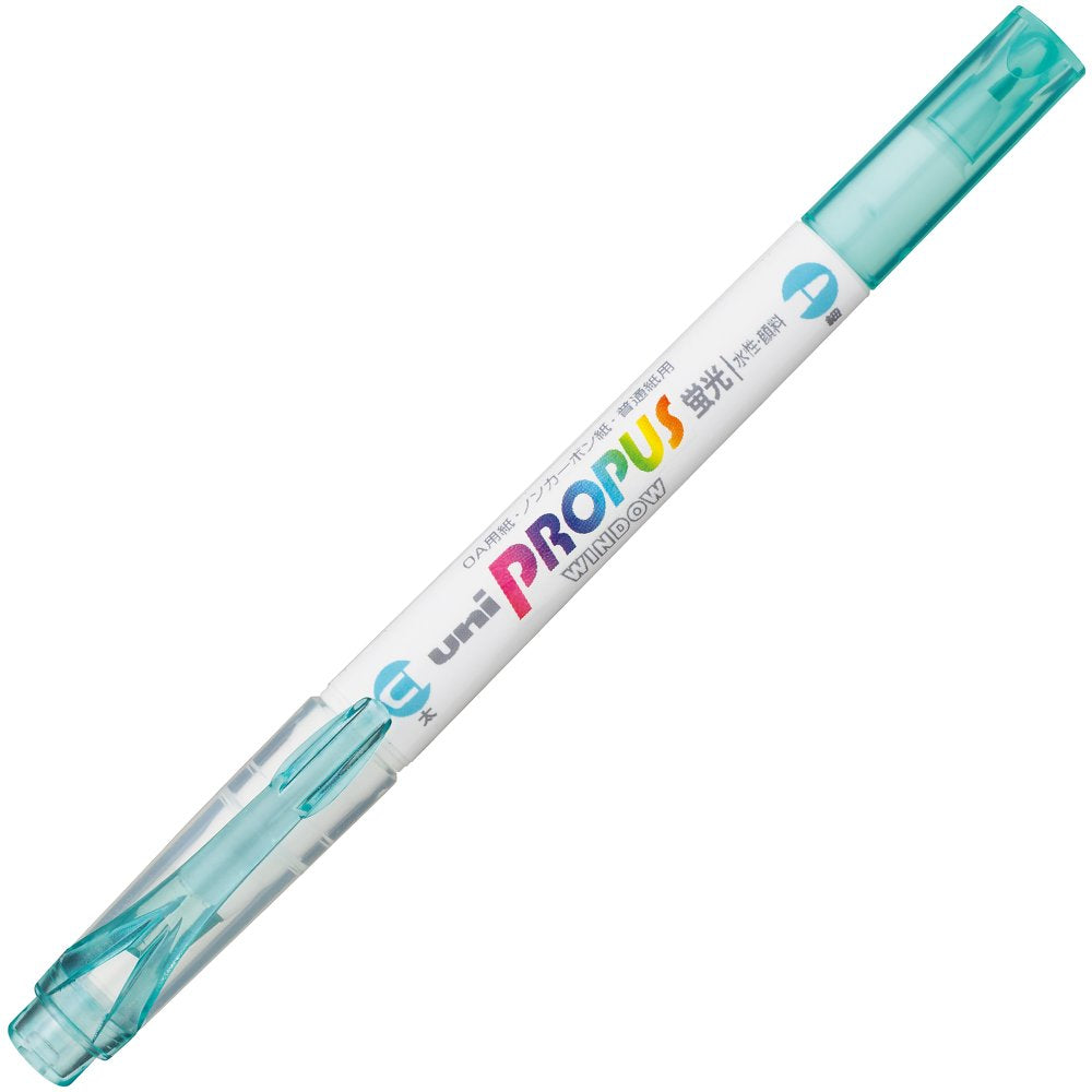 三菱鉛筆 Mitsubishi Pencil Highlighter Pen Propus Window Soft Color PUS102T.32 Aqua 10 pcs