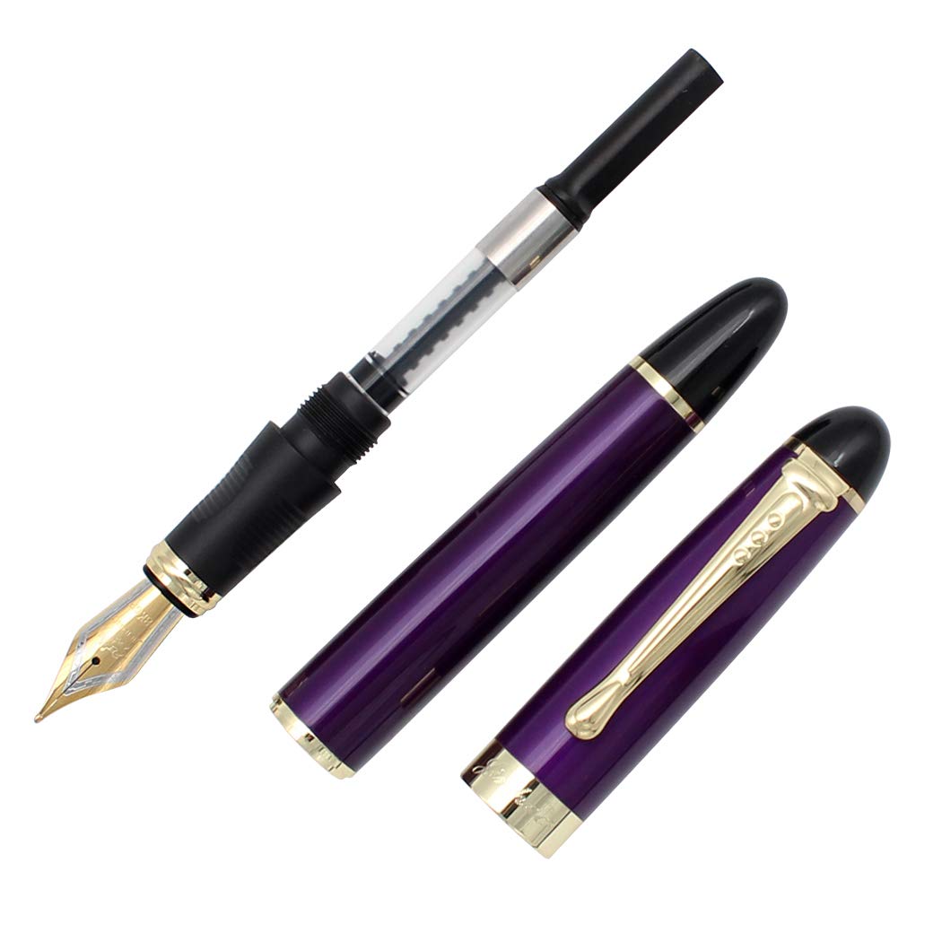 zoohot 4 PCS Jinhao 450 Fountain Pen Set with Refillable Converters