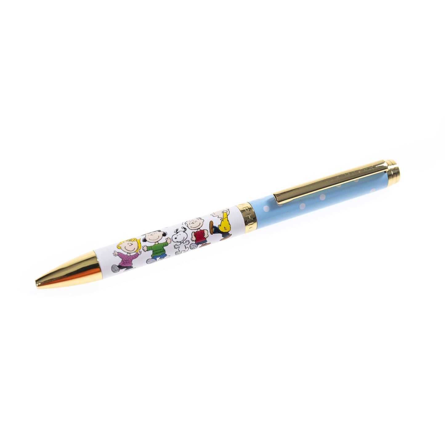 Graphique Peanuts Fashion Pen | 5.5” Ballpoint Pen | Refillable Black Ink | Retractable Twist Top |