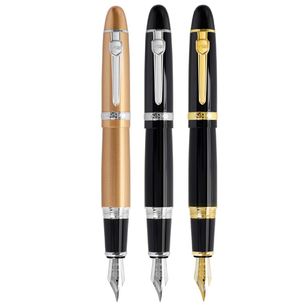 zoohot Jinhao 159 Fountain Pen Heavy Big Pen 3 Pieces in 3 Colors