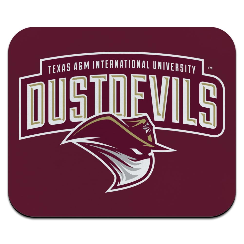 Texas A&M International University Primary Logo Low Profile Thin Mouse Pad