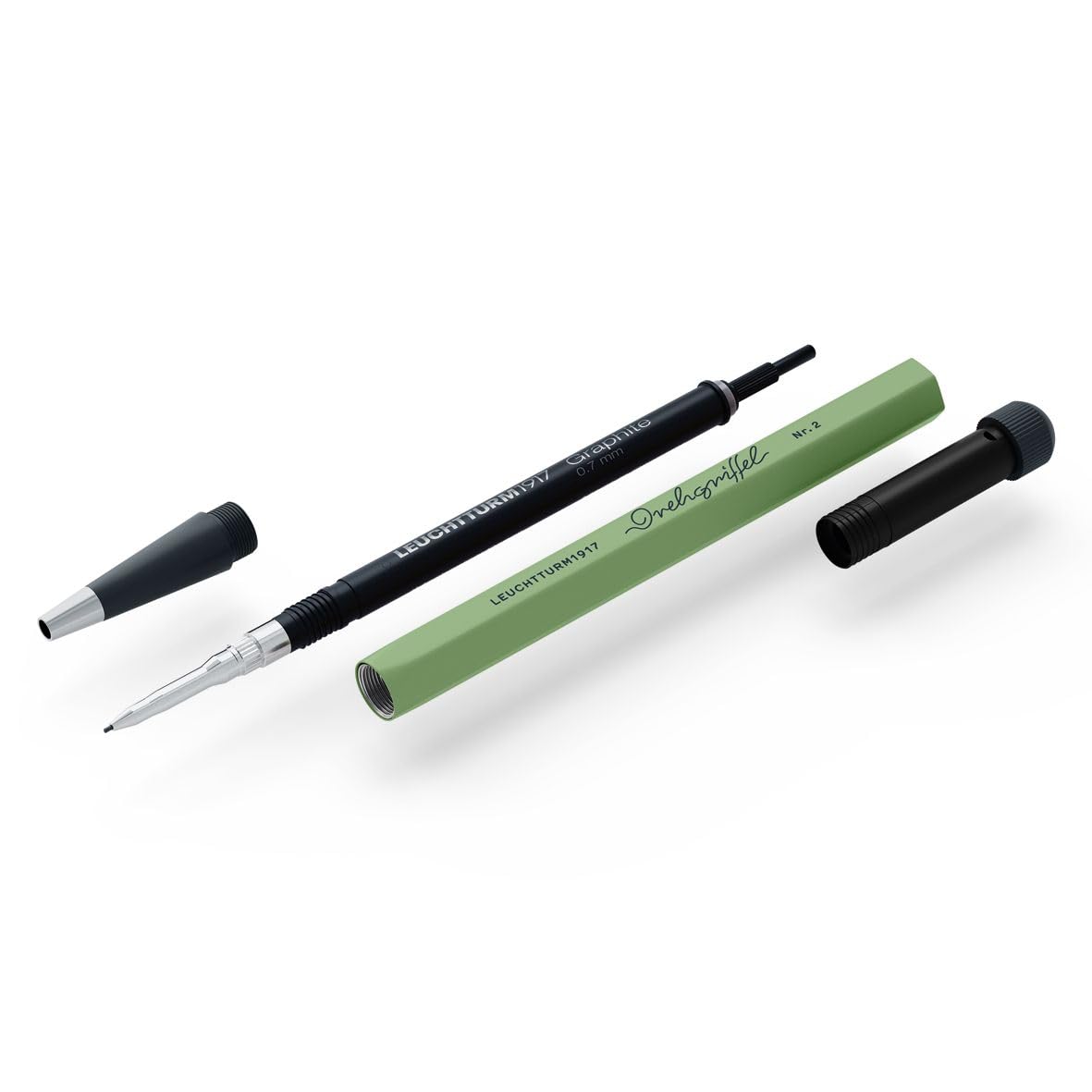 LEUCHTTURM1917 - Drehgriffel Mechanical Pencil - Refillable Writing Stylus with 0.7 mm HB Graphite
