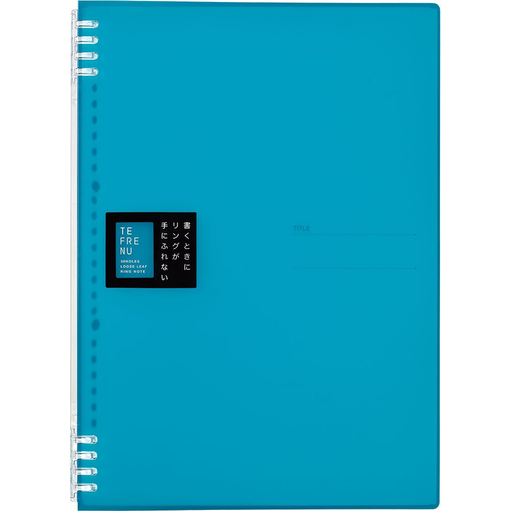 King Jim 9856TTE Miss Ring Notebook, Tefline, A4, Light Blue